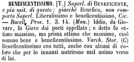 beneficentissimo