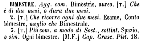 bimestre