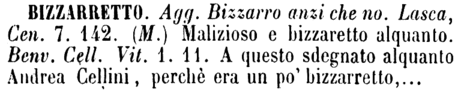 bizzarretto