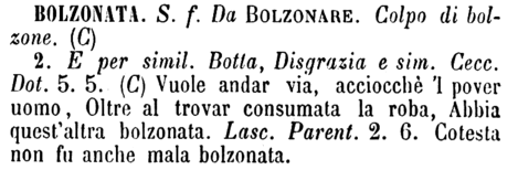 bolzonata