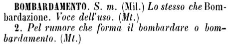 bombardamento