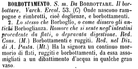 borbottamento