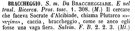 braccheggio