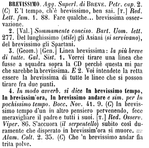 brevissimo