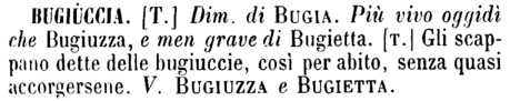 bugiuccia