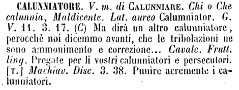 calunniatore