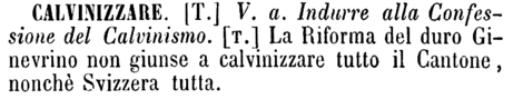 calvinizzare