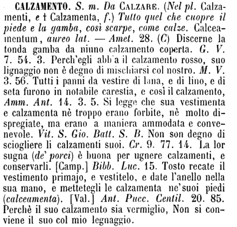 calzamento