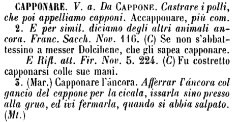 capponare