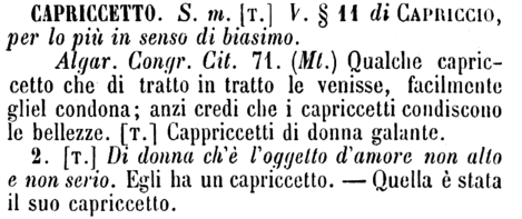 capriccetto