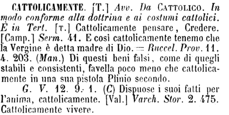 cattolicamente