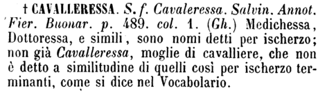 cavalleressa