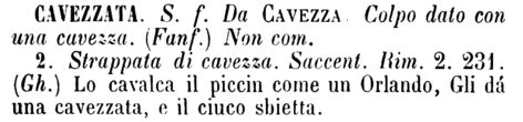 cavezzata