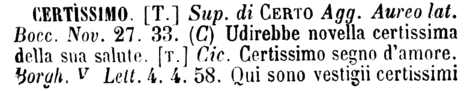 certissimo