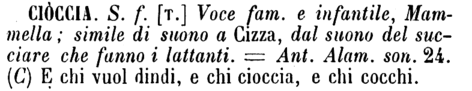 cioccia