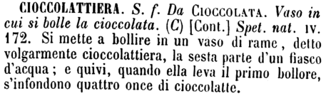 cioccolattiera