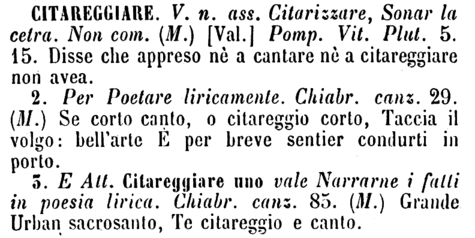 citareggiare