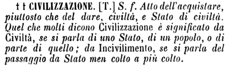 civilizzazione