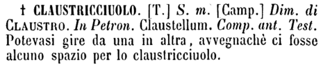 claustricciuolo