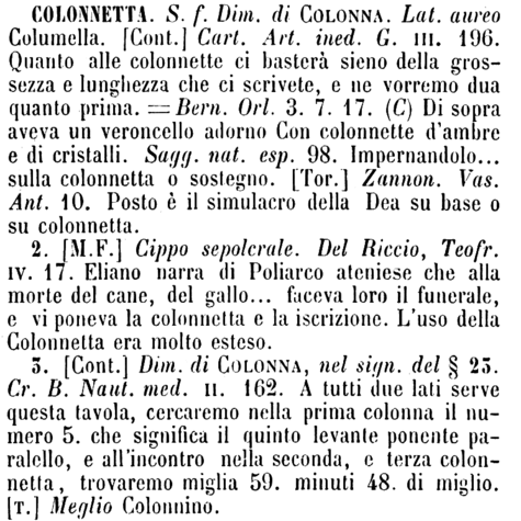 colonnetta