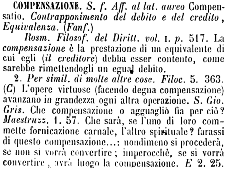 compensazione