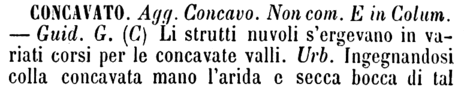 concavato