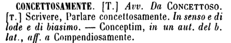 concettosamente