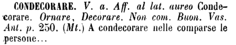 condecorare