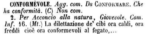 conformevole