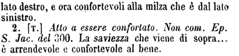 confortevole