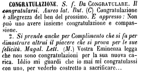 congratulazione