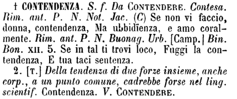 contendenza