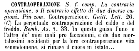 contraoperazione