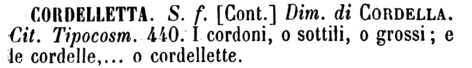 cordelletta