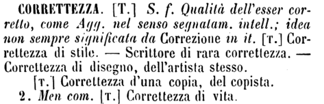 correttezza