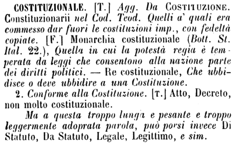 costituzionale