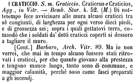 craticcio