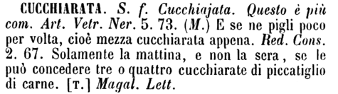 cucchiarata