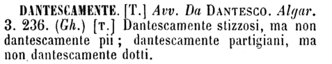 dantescamente