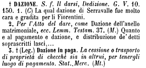 dazione