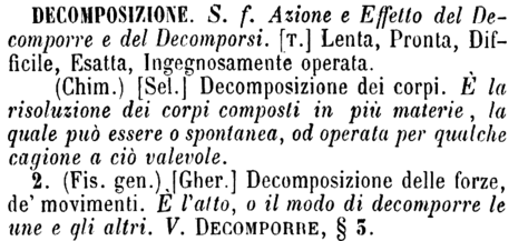 decomposizione