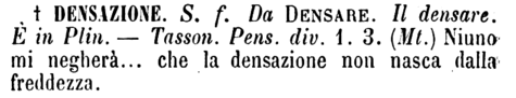 densazione