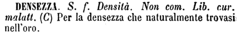 densezza