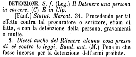 detenzione