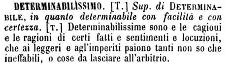 determinabilissimo