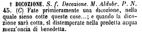 dicozione