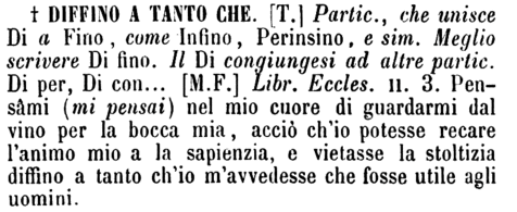 diffino-a-tanto-che