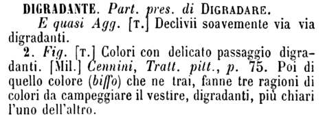 digradante