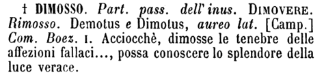 dimosso