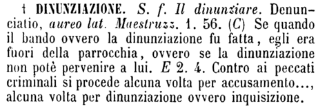 dinunziazione